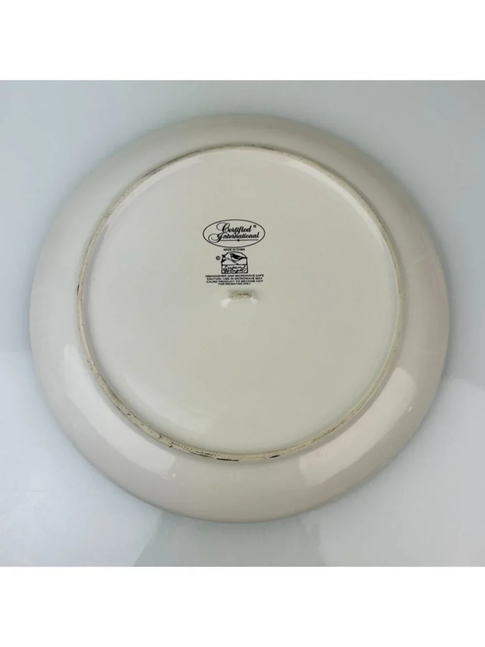Certified International Susan Winget Winter's Frost Animals Winter Dinner Plate